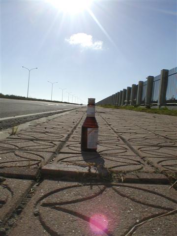 A lonely bottle